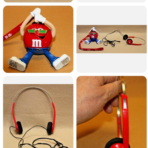 Vintage M&M's Groovy Red Radio - Picture 5 of 5